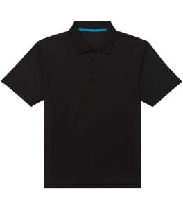 トップス FCRB EMBLEM POLO 25SS XXL BLACK Boke Flower' Crest Polo Shirt In Black - Hionidis Mankind